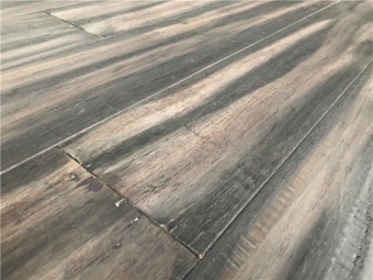 suelo de bambú trenzado hilo de esmalte
